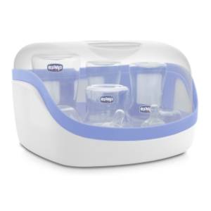 CHICCO Sterilizator za mikrotalasnu plavo-beli