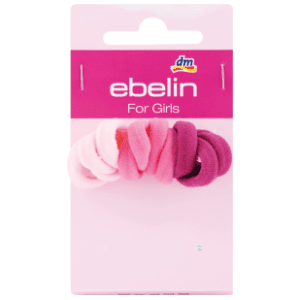 Dečije gumice za kosu EBELIN roze 12kom