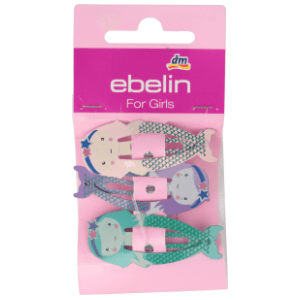 Dečije šnalice za kosu EBELIN sirene 3kom