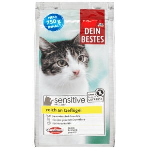 DEIN BESTES Sensitive hrana za mačke živina 750g