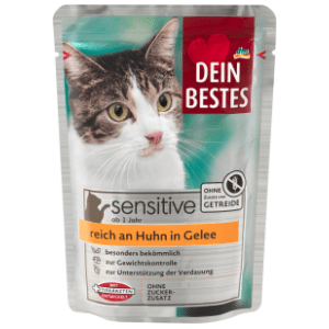 DEIN BESTES Sensitive hrana za odrasle mačke piletina 100g