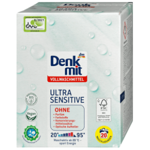 DENKMIT Ultra sensitive deterdžent za beli veš 20 pranja
