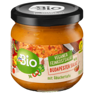 DM BIO veganska budimpeštanska salata dimljeni tofu 180g