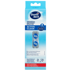 DONTODENT Active clean nastavak za električnu četkicu 8kom