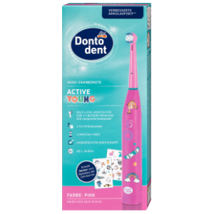 DONTODENT Active young dečija električna četkica 4g 1kom roze