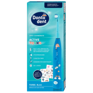 DONTODENT Active young dečija električna četkica 4g 1kom plava