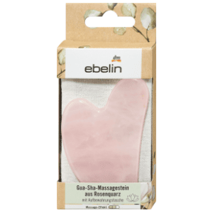 EBELIN Gua sha kamen za lice roze kvarc 1kom