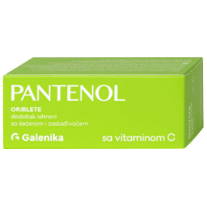 GALENIKA Pantenol sa vitaminom C oriblete 20kom