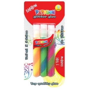 Gliter u tubama rainbow PANGRAF 3kom