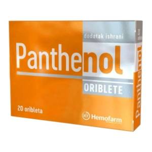 HEMOFARM Pantenol 30mg 20kom