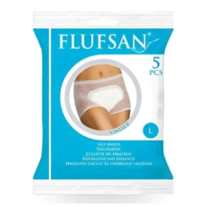 Higijenske mrežaste gaćice FLUFSAN braon L 5kom