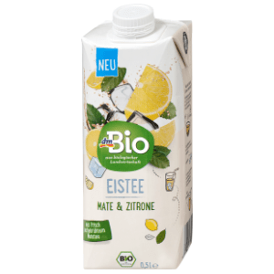 Ledeni čaj DM BIO mate čaj limun 500ml