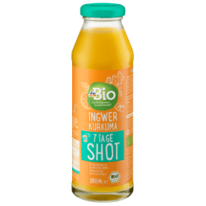 DM BIO organski napitak đumbir kurkuma pomorandža višnja  280ml