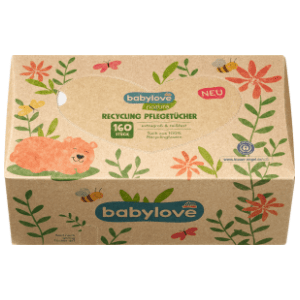 Papirne maramice BABYLOVE nature 160kom