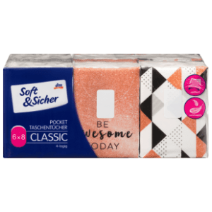 Papirne maramice SOFT&SICHER 4sloja 6kom (više vrsta)