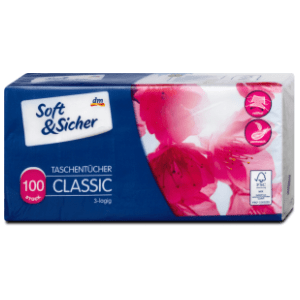 Papirne maramice SOFT&SICHER classic 3sloja 100kom