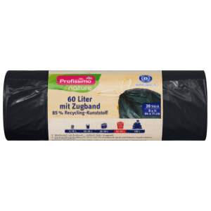 PROFISSIMO kese za smeće Nature recycling crne 60l 20kom