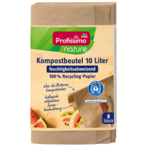 PROFISSIMO papirne kese za biootpad nature 10l 8kom