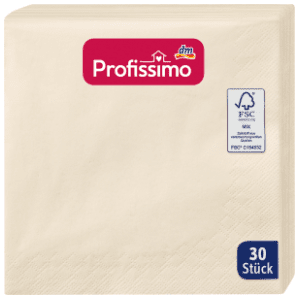 Salvete PROFISSIMO boja šampanjca 30kom