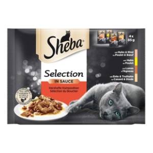 SHEBA Selection hrana za mačke mešani izbor 4x85gr