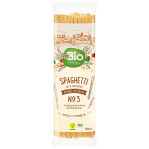 Špagete DM BIO  od osušene durum pšenice 500g