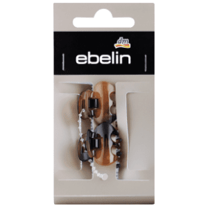 Štipaljka za kosu EBELIN braon-crna 2kom
