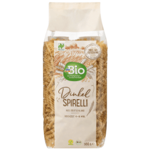 Testenina DM BIO Spirelli od spelte organska 500g