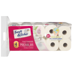 Toalet papir SANFT&SICHER premium 4sloja 20kom