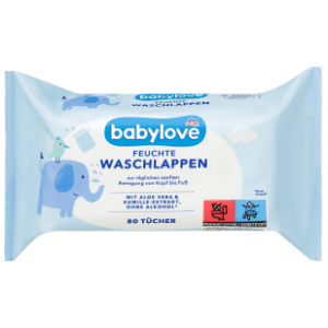 Vlažne krpice BABYLOVE za bebe 80kom