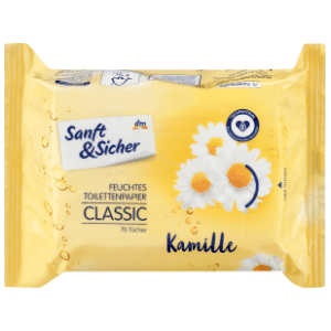 Vlažni toalet papir SANFT&SICHER classic kamilica 70kom