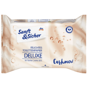 Vlažni toalet papir SANFT&SICHER deluxe kašmir 50kom
