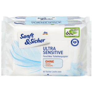 Vlažni toalet papir SANFT&SICHER ultra sensitive 2x50kom