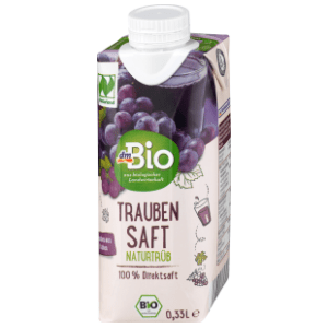 Voćni sok DM BIO crveno grožđe 100% 330ml