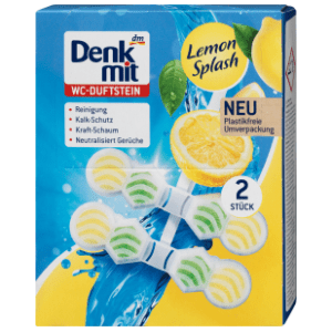 WC kamen DENKMIT lemon splash 2x48g