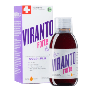 4U PHARMA Viranto forte sirup 3g+ 100ml