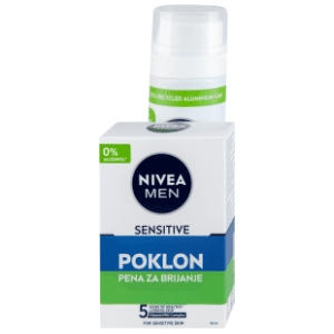 After shave NIVEA Men sensitive 100ml + pena za brijanje 200ml