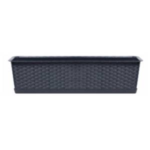 Balkonska saksija PROSPERPLAST Ratolla 49x17x15cm antracit