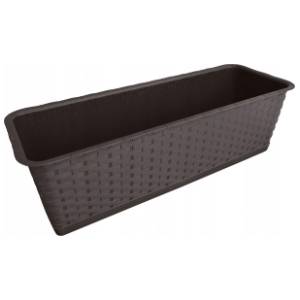 Balkonska saksija PROSPERPLAST Ratolla 49x17x15cm braon