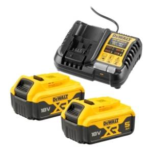 DeWALT DCB1104P2 set punjač + baterija 2x5.0Ah