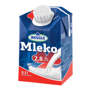 Dugotrajno mleko MEGGLE 2,8%mm 500ml