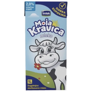 Dugotrajno mleko MOJA KRAVICA 2%mm 1l