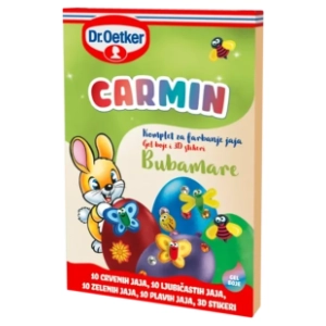 Gel boja za jaja i 3D stikeri carmin DR. OETKER