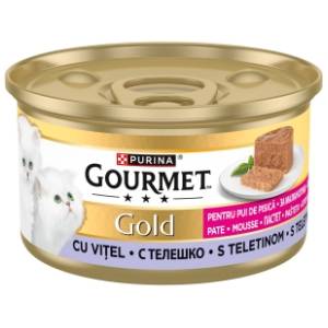 GOURMET Junior gold hrana za mačke teletina 85g