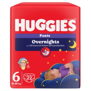 HUGGIES noćne pelene pants Little Movers 6 22kom