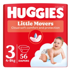 HUGGIES pelene Little Movers 3 56kom