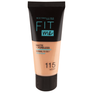 MAYBELLINE Fit me matte tečni puder 115 ivory 30ml