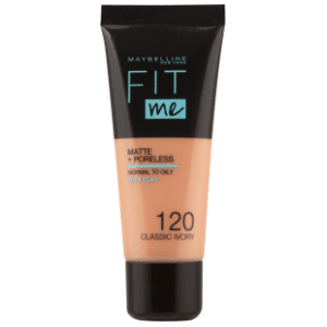 MAYBELLINE Fit me matte tečni puder 120 classic ivory 30ml
