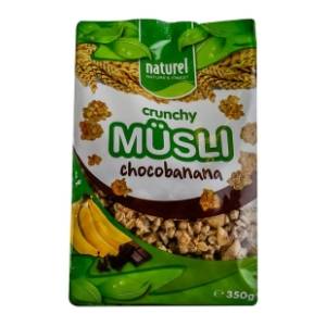 Musli NATUREL Crunchy čokolada banana 350g