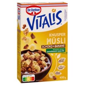 Musli VITALIS Krispi čokolada banana 450g