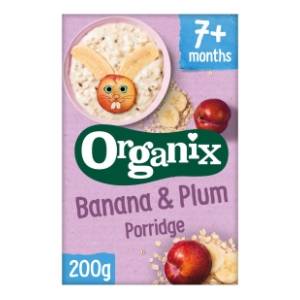 ORGANIX organska kaša banana i šljiva 200g